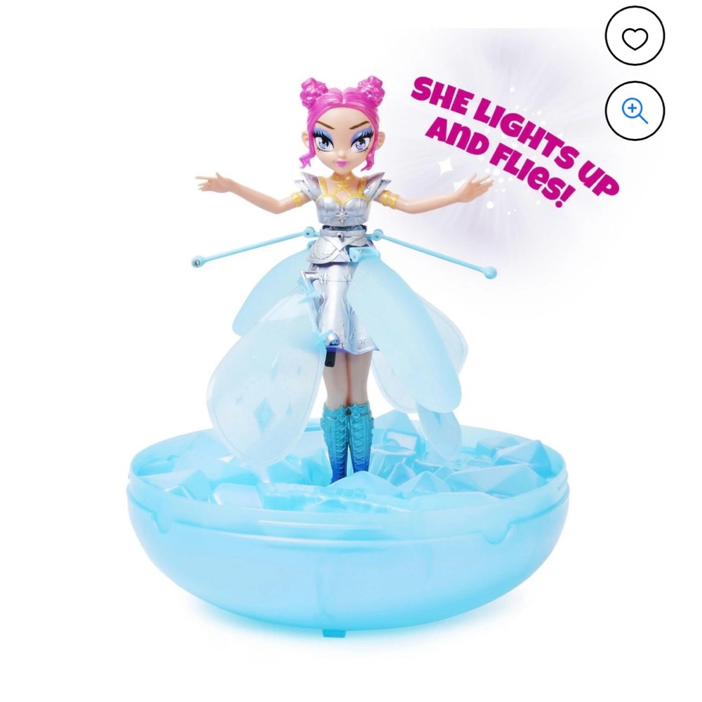 Hatchimals Crystal Flyers Starlight Idol Magical Flying Pixie Toy with Lights